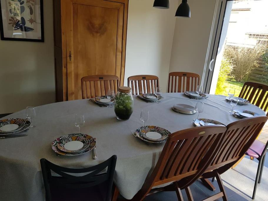 9 Pers 160 M² +Jardin- 10Mn Nantes -30Mn Mer Bouguenais Eksteriør bilde